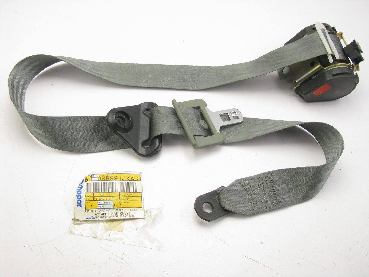 NEW - OEM RR991JKAC Front Left Seat Belt Retractor For 1998-2000 Cirrus, Breeze