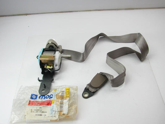 NEW - OEM Mopar SG631F6AJ Front Left Drivers Side Seat Belt DRIFTWOOD