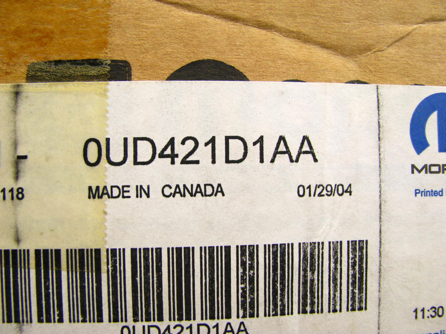 NEW OEM Lighted Coat Hook UD421D1AA For 04-07 Caravan Grand Caravan Town&Country