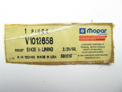 NEW - OEM  V1012658 Front Disc Brake Pads