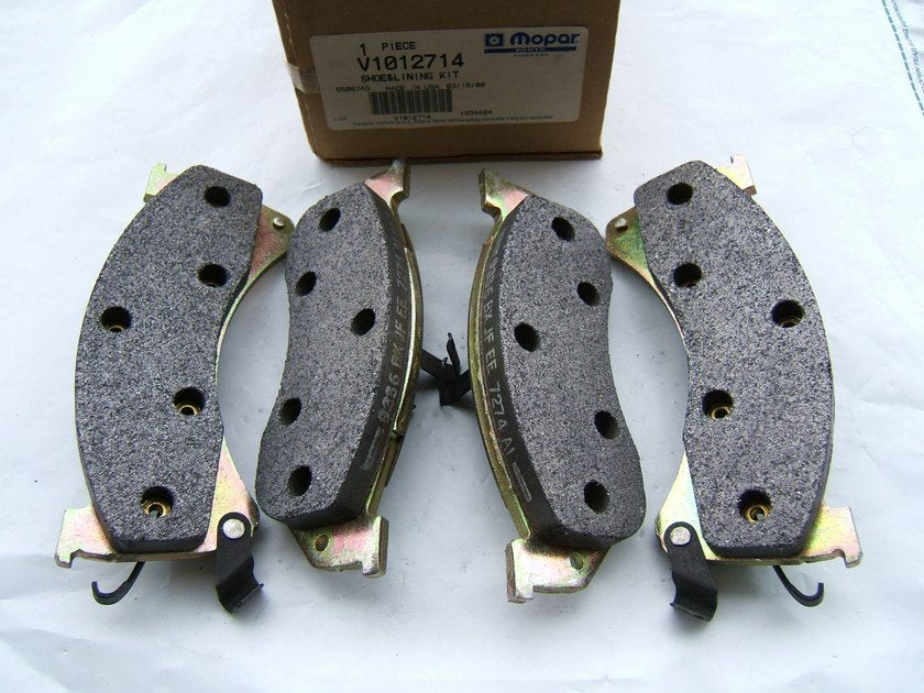 NEW - OEM V1012714 Front Disc Brake Pads For 1989 Chrysler New Yorker, Dynasty