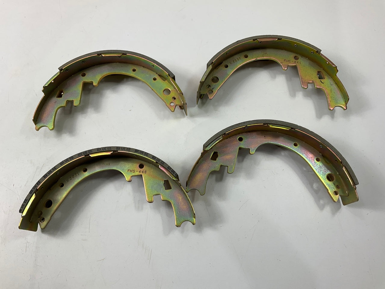 RELINED - OEM V2012755 Rear Drum Brake Shoes For 1997 Dodge B1500 B2500 B3500