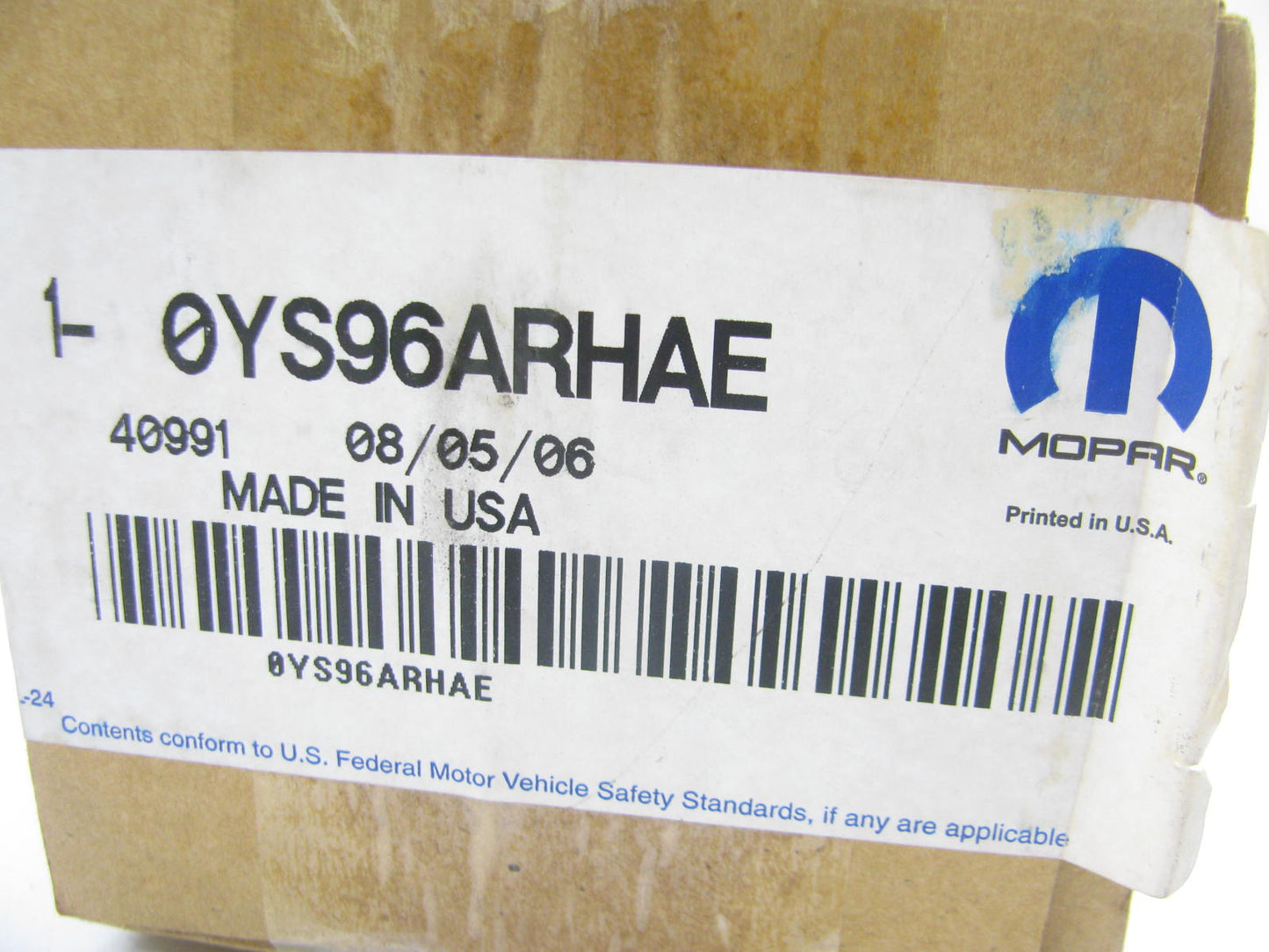 NEW - OEM Mopar YS96ARHAE Rear Right Door Handle For 2006-2009 Dodge Charger