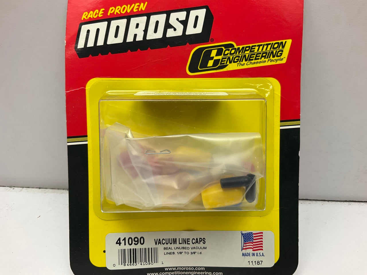 Moroso 41090 Vacuum Line Caps - 1/8'' To 3/8'' ID