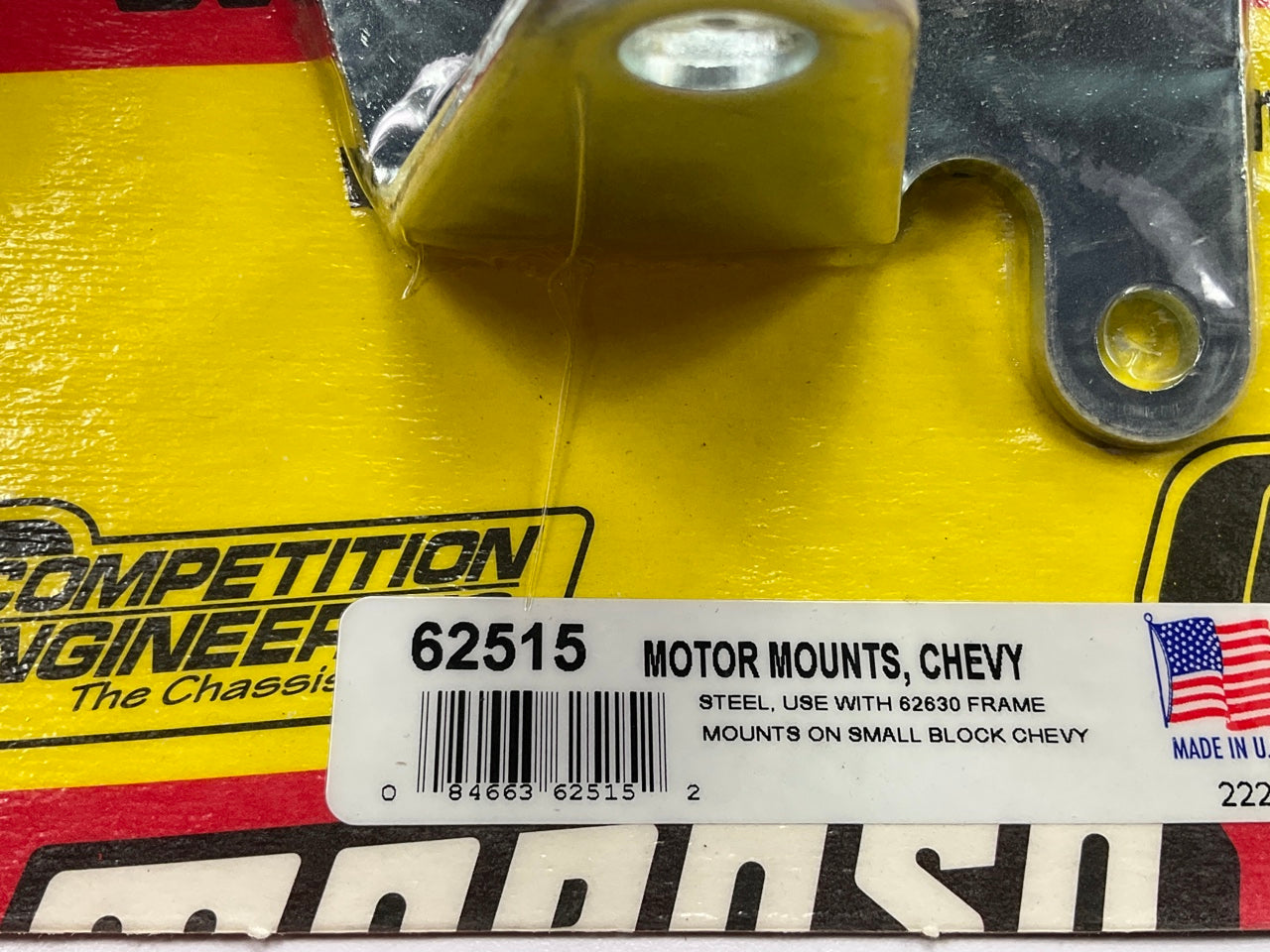 Moroso 62515 Engine Motor Mount Set Solid For Chevy 262-400 SBC, 396-454 BBC