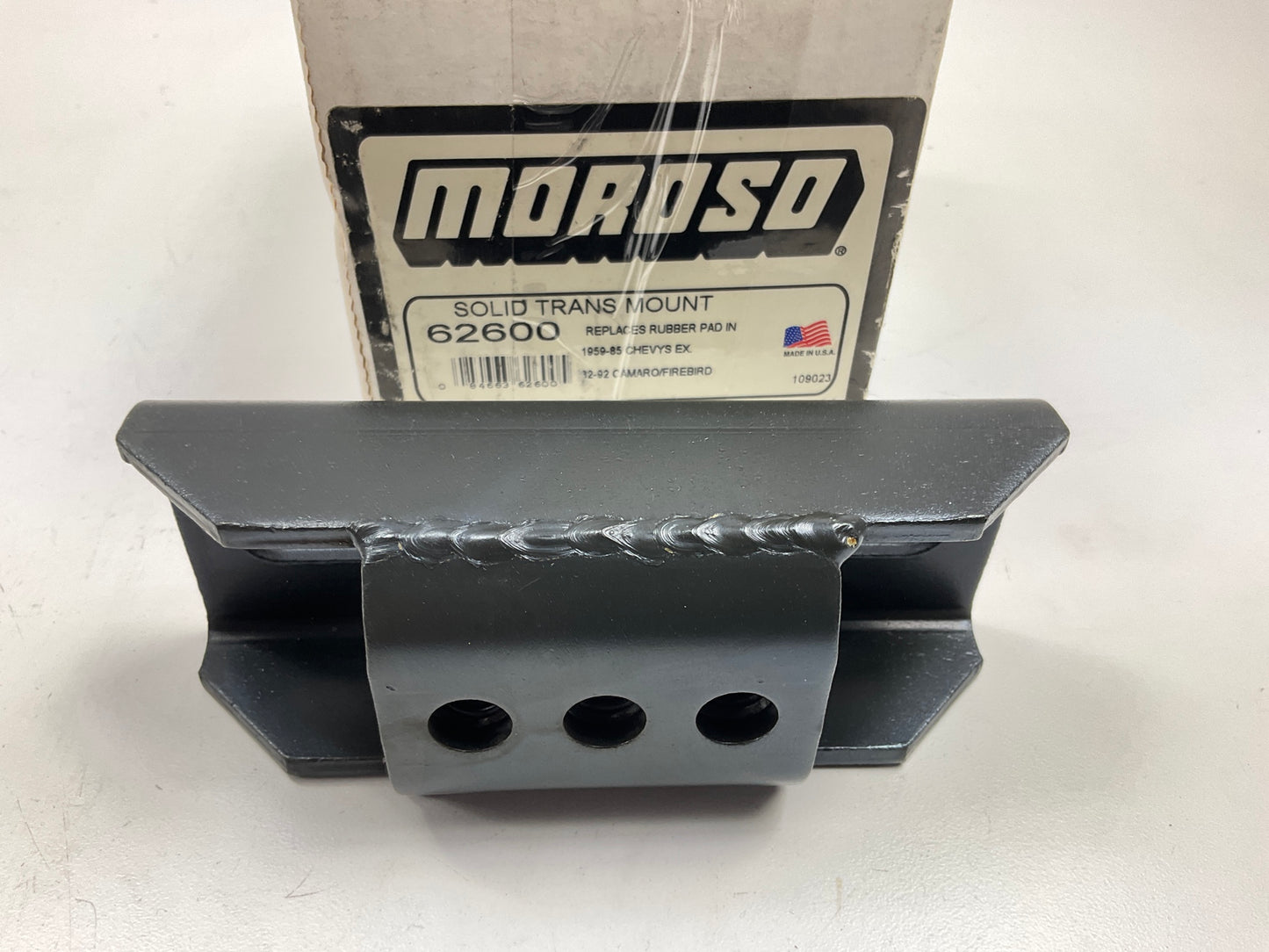 Moroso 62600 Transmission Solid Steel Trans Mount Chevy PG / TH350 / TH400
