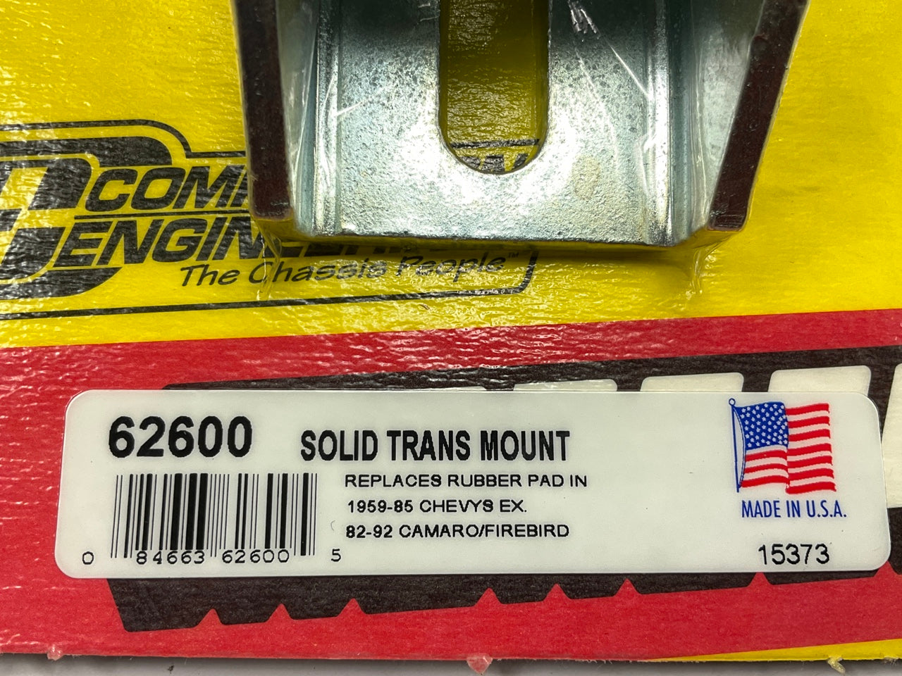 Moroso 62600 Transmission Solid Steel Trans Mount Chevy PG / TH350 / TH400