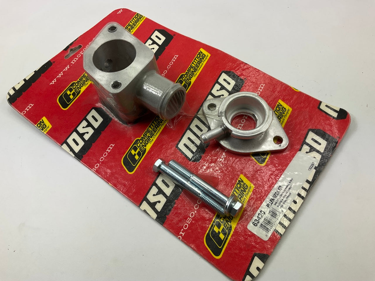 Moroso 63420 Engine Coolant Filler Neck Kit For SBC, BBC Big Small Block Chevy