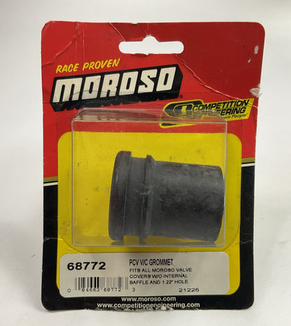 Moroso 68772 Valve Cover PCV Grommet, W/O Internal Baffle, For 1.22'' Diameter