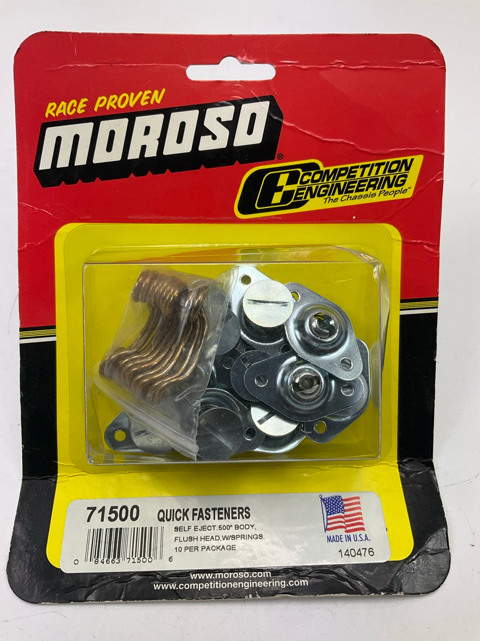 MOROSO 71500 Self-Ejecting Dzus Quik Fasteners  .500'' Medium Body, 10 / PACK