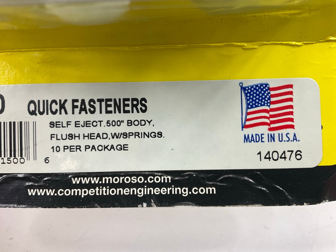 MOROSO 71500 Self-Ejecting Dzus Quik Fasteners  .500'' Medium Body, 10 / PACK