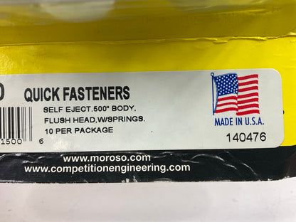 MOROSO 71500 Self-Ejecting Dzus Quik Fasteners  .500'' Medium Body, 10 / PACK