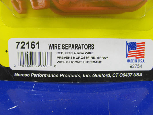 Moroso 72161 7-9mm Ignition Spark Plug Wire Separator Kit RED - SBC BBC SBF BBF