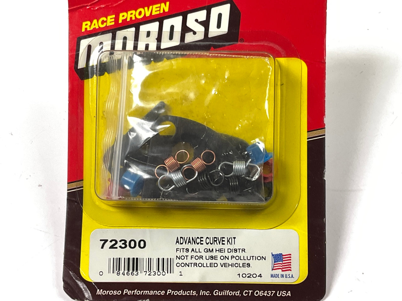 Moroso 72300 Distributor Mechanical Advance Kit - Advance Curve Kit For GM HEI