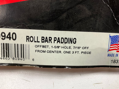 Moroso 80940 Rollbar Roll Bar Blue Padding , 1-5/8'' Hole, 7/16'' Offset, 3 Feet