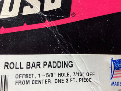 Moroso 80941 3'' O.D. Roll Bar Padding, Red, 3 Feet Length, 1-5/8'' Inside Diam.