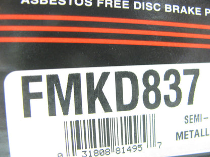 Morse FMKD837 Front Semi-Metallic Disc Brake Pads 2000-2004 Volvo S40 & V40