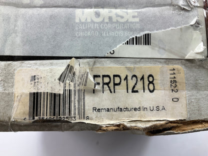 Missing A Bleeder Screw - REMAN. Morse FRP1218 Brake Caliper Set Without Pads