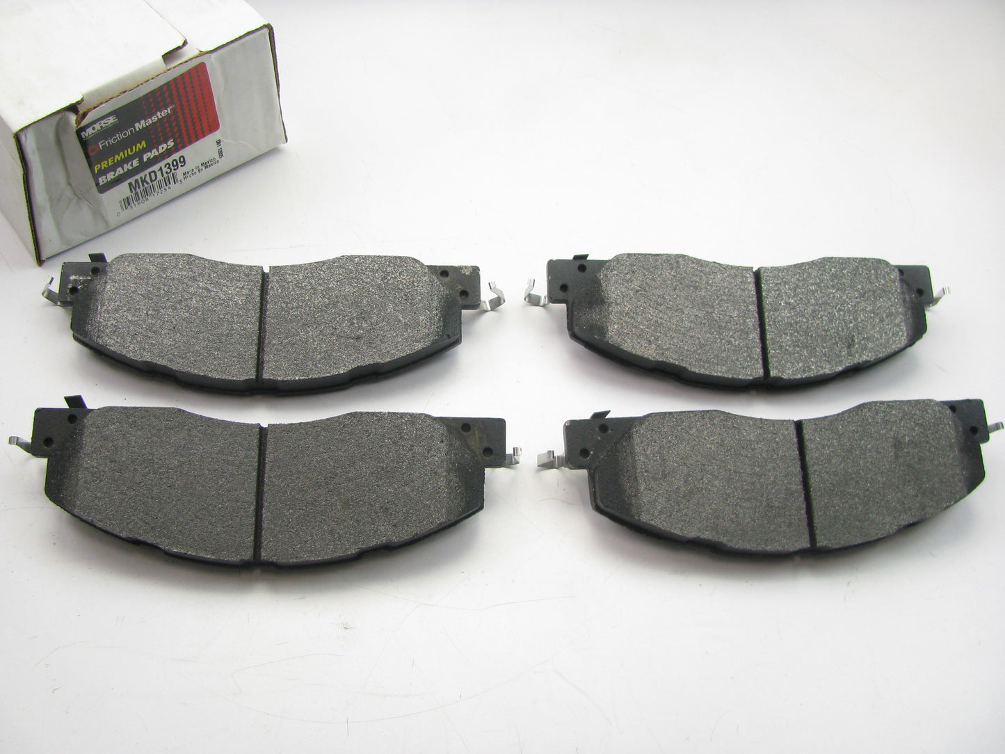 Morse MKD1399 Semi-Metallic Front Brake Pads For 2009-2014 Ram 2500, 3500