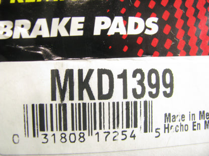 Morse MKD1399 Semi-Metallic Front Brake Pads For 2009-2014 Ram 2500, 3500