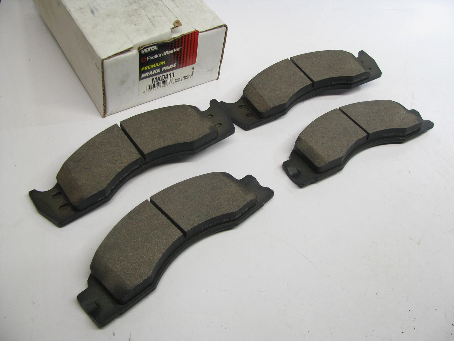 Morse MKD411 Front Disc Brake Pads - Semi-Metallic