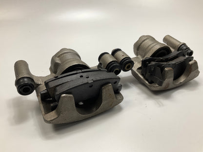 REMAN. Morse P1202 REAR Disc Brake Caliper Set W/ Brake Pads - MISSING BRACKET