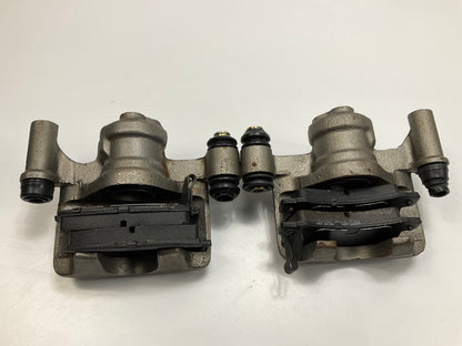 REMAN. Morse P1202 REAR Disc Brake Caliper Set W/ Brake Pads - MISSING BRACKET