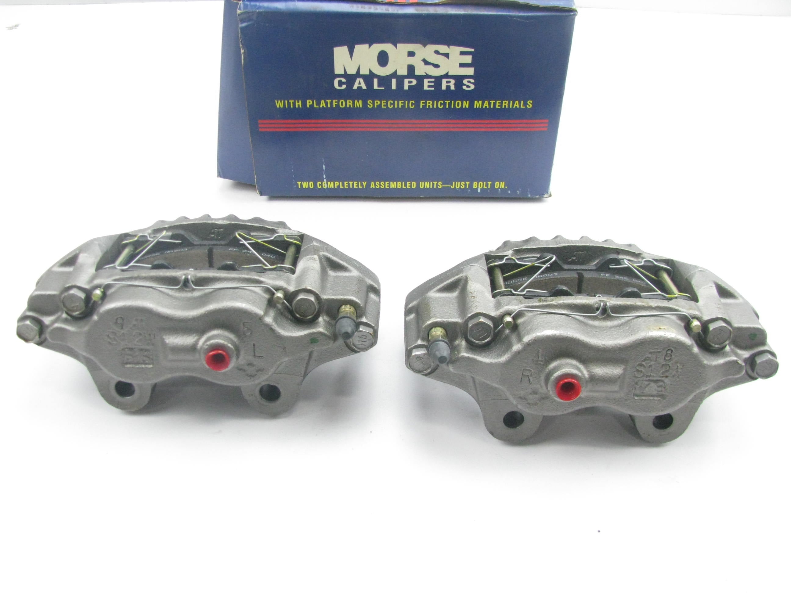 REMAN. Morse P1240 FRONT Disc Brake Caliper Set – Spark Surplus Auto Parts
