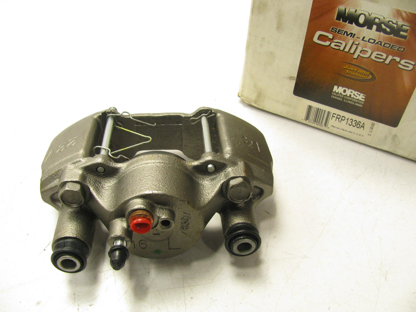 REMAN. Morse P1336AL Front Left Brake Caliper 1991-2003 Ford Escort, 92-95 MX-3