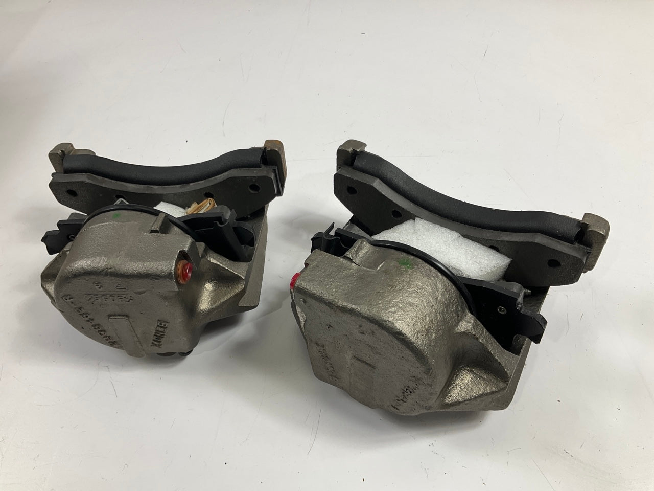 REMAN. Morse P4166 Front Brake Caliper Set Loaded With Brake Pads