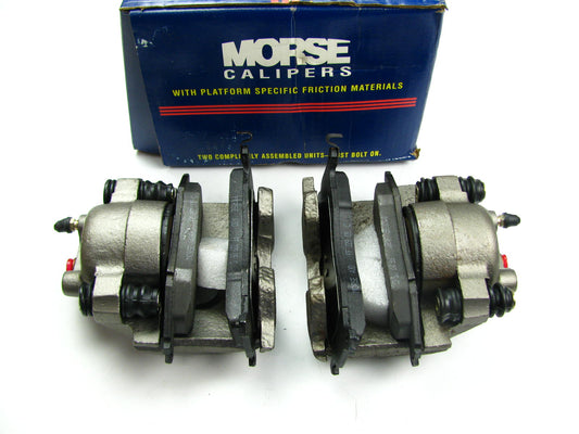 With 14 INCH Wheels ONLY - Reman. Morse P4360 Brake Caliper Set With Brake Pads