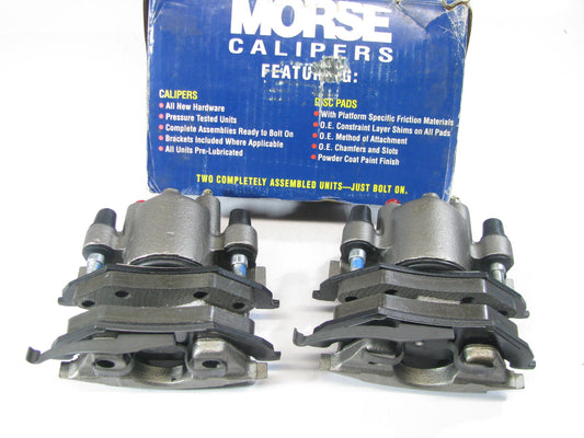 REMAN. Morse P4368 REAR Brake Caliper Set W/ Brake Pads