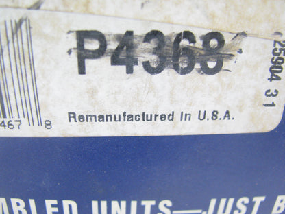 REMAN. Morse P4368 REAR Brake Caliper Set W/ Brake Pads
