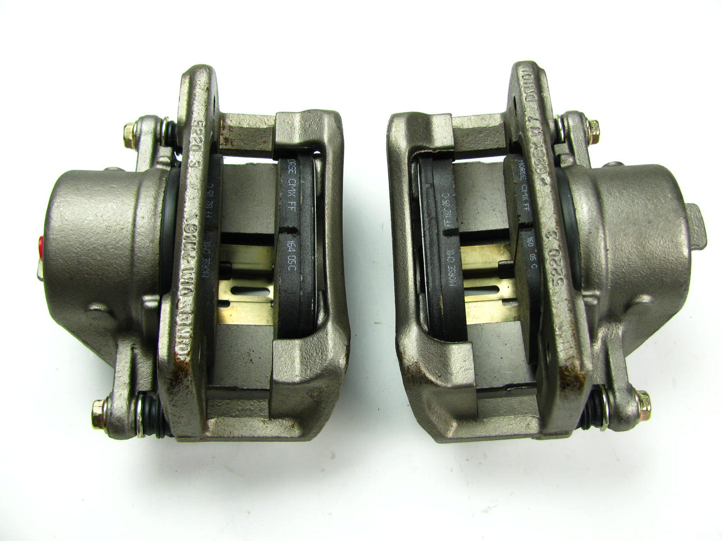 Remanufactured Morse P4382 Front Disc Brake Caliper Set - Loaded With Brake Pads