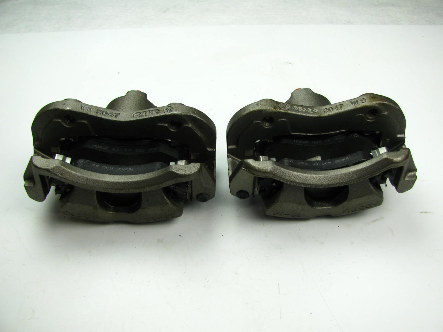 Reman. Morse P4518 FRONT Disc Brake Caliper Set Loaded With Brake Pads