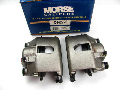 Reman Morse P4602 Front Brake Caliper Set With Pads