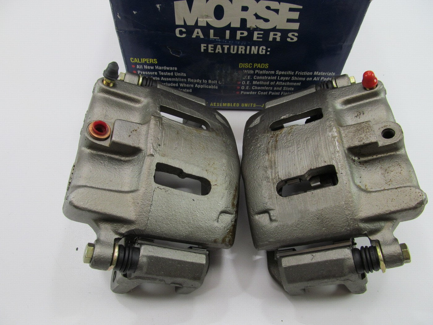 REMAN. Morse P4606B Front Brake Caliper Set  (REAR WHEEL DRIVE ONLY)