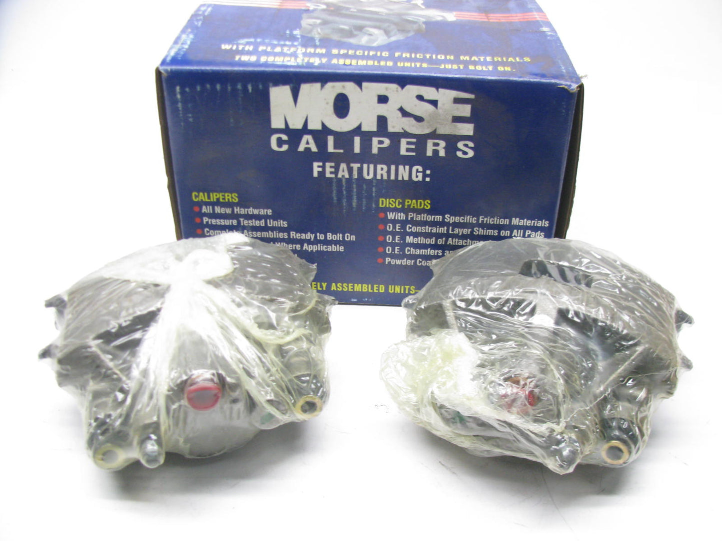 Morse P4616 Brake Caliper Set Front With Brake Pads