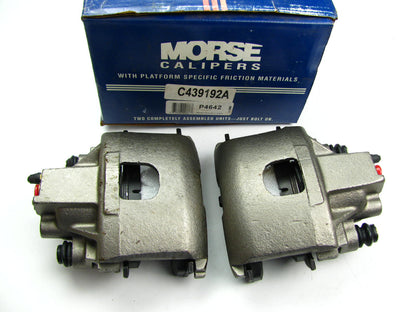 REMANUFACTURED Morse P4642 Front Disc Brake Caliper Set Loaded With Brake Pads