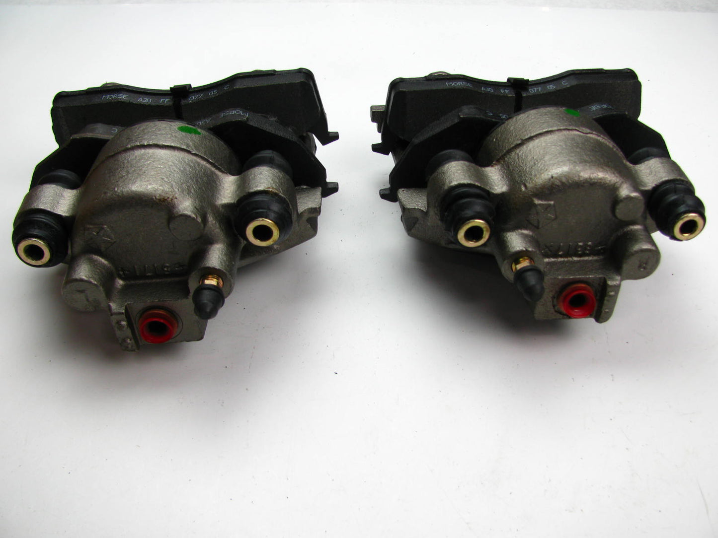 REMANUFACTURED Morse P4642 Front Disc Brake Caliper Set Loaded With Brake Pads