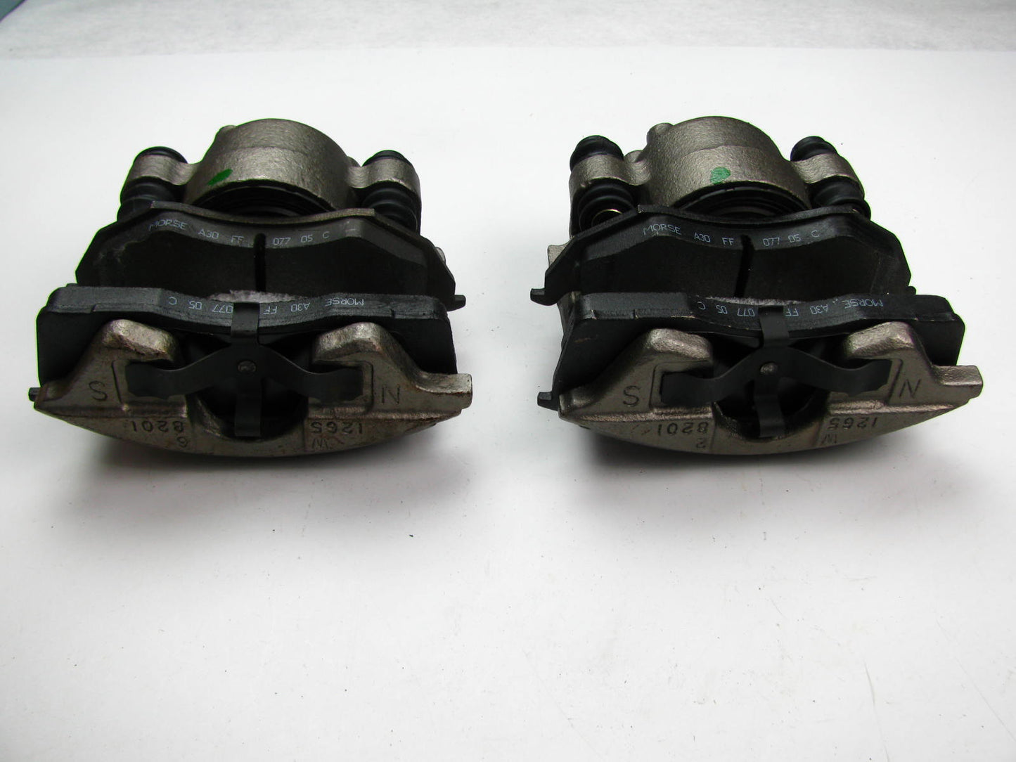 REMANUFACTURED Morse P4642 Front Disc Brake Caliper Set Loaded With Brake Pads