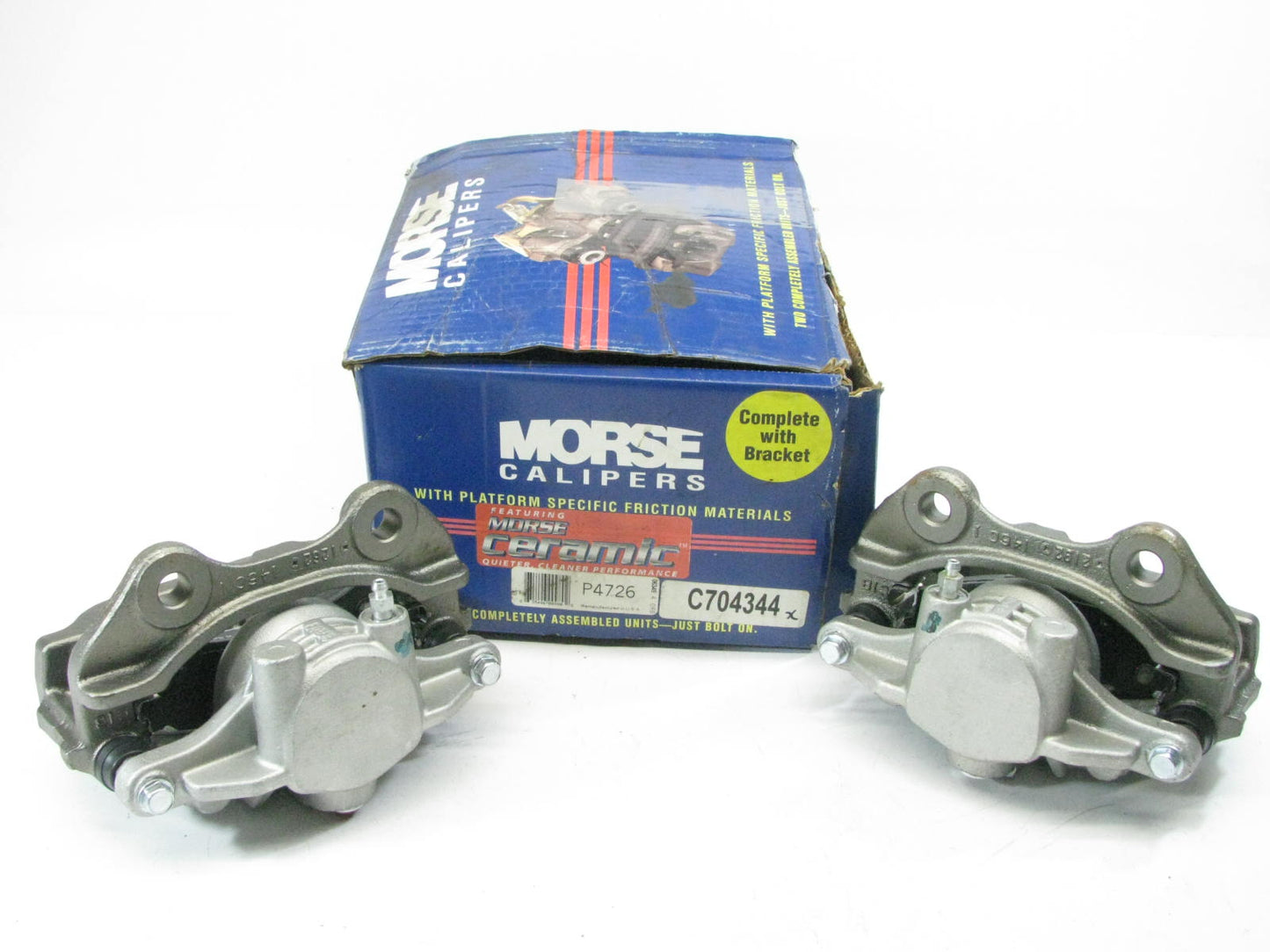 Morse P4726 Remanufactured Disc Brake Caliper Set - Rear