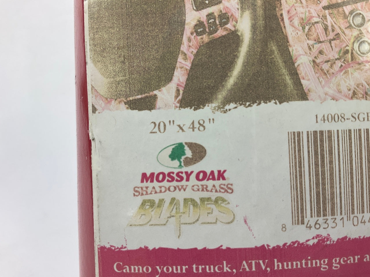 Mossy Oak 14008SGB 20''x48'' Camo Stick On Graphics Sheet - Shadow Grass