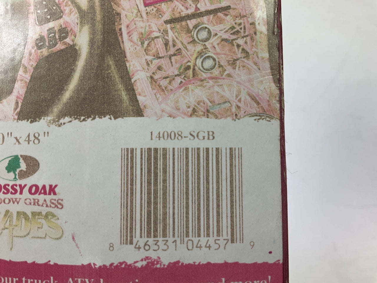 Mossy Oak 14008SGB 20''x48'' Camo Stick On Graphics Sheet - Shadow Grass