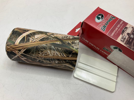 Mossy Oak 14009-SGB Camo Vinyl Wrap 6''x84'' Matte Camo Sheet Grass Blades Design
