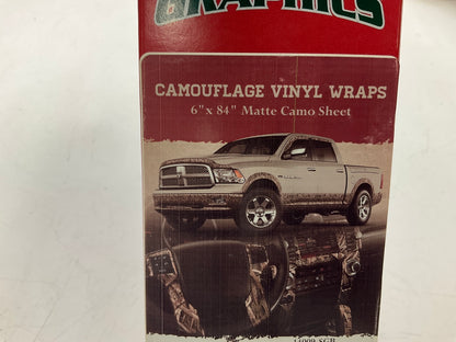 Mossy Oak 14009-SGB Camo Vinyl Wrap 6''x84'' Matte Camo Sheet Grass Blades Design