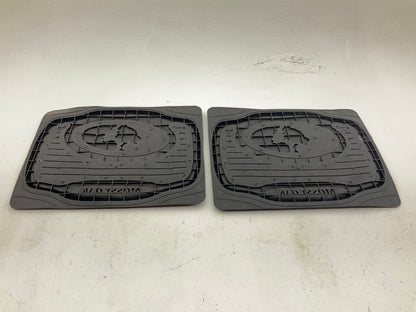 (2) Mossy Oak C000002290199 Rear Camo Rubber Floor Mats, 17''x13'', Truck