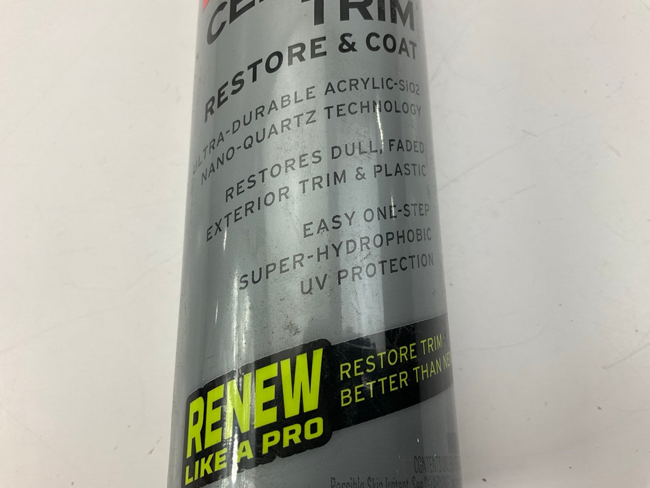 (3) Mothers CMX CERAMIC TRIM RESTORE & COAT Restores Dull Faded Ext Trim Plastic