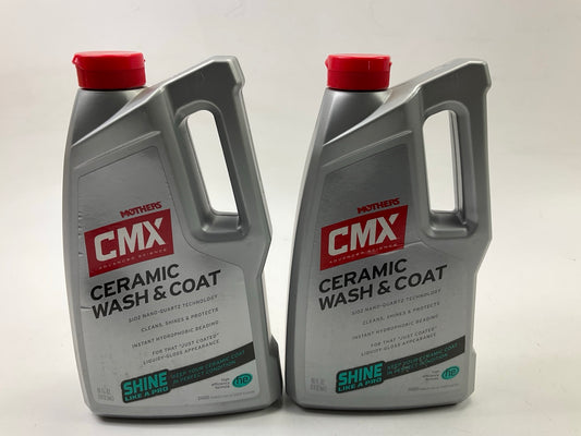 (2) Mothers 01548 CMX Ceramic Wash Coat Gloss Appearance Lubricating Polish 48oz