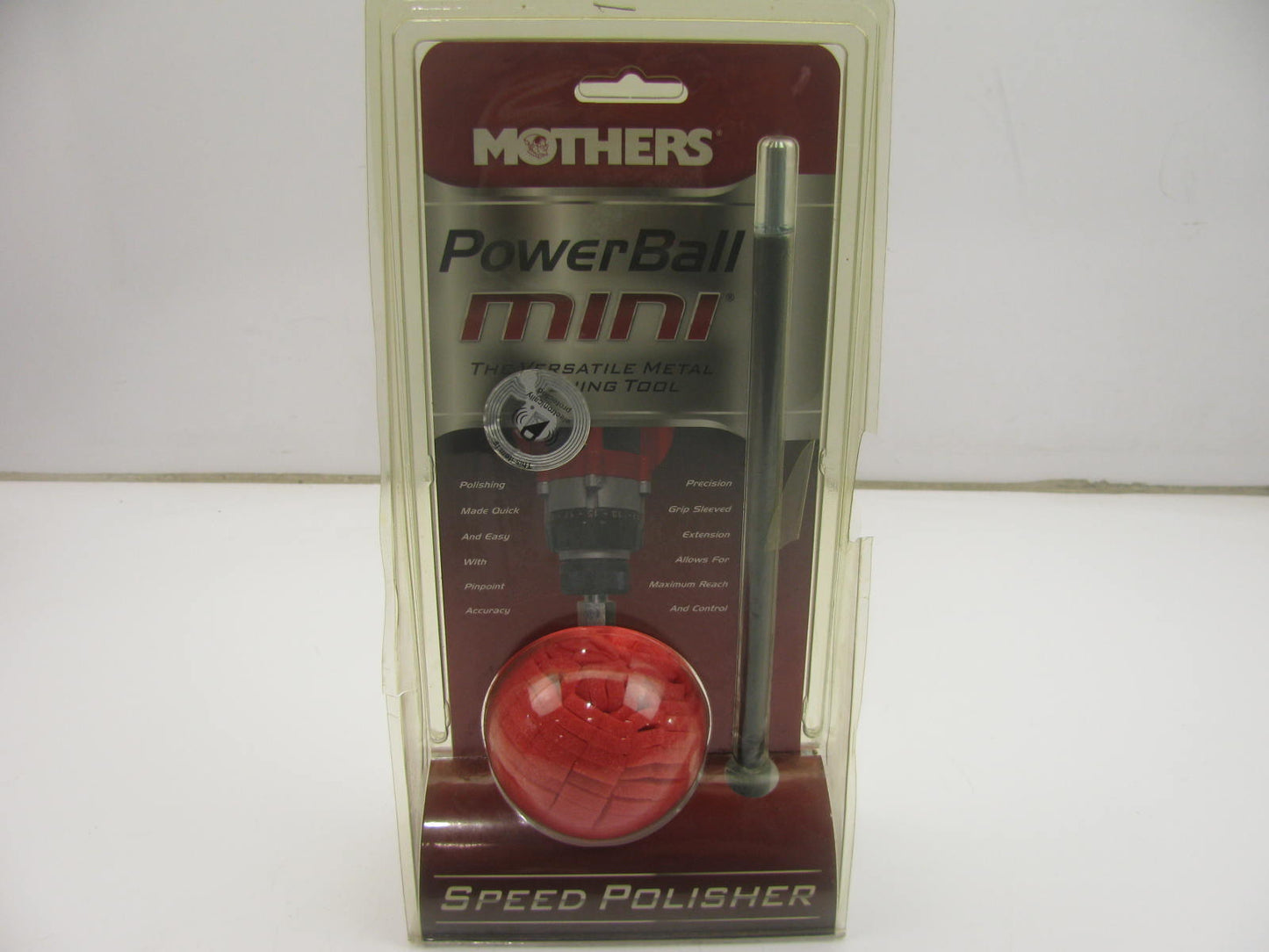 Mothers 05141 PowerBall Mini Metal Polishing Tool - Speed Polisher For Drill